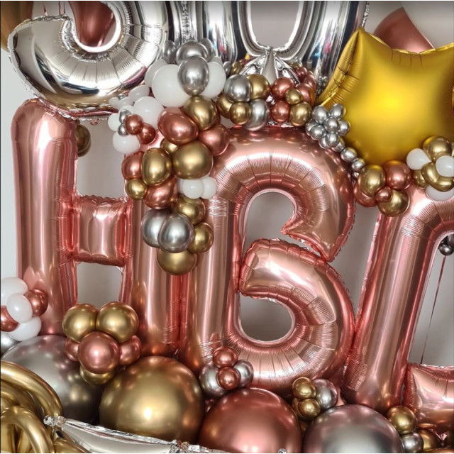 HBD Balloon Set