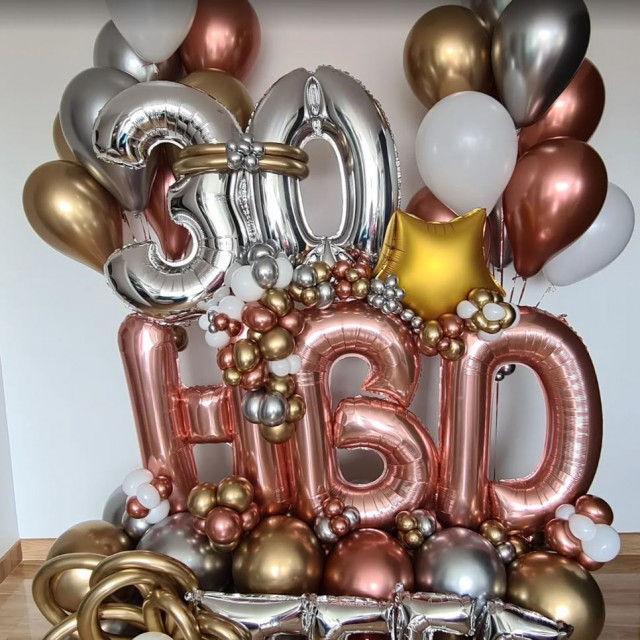 HBD Balloon Set