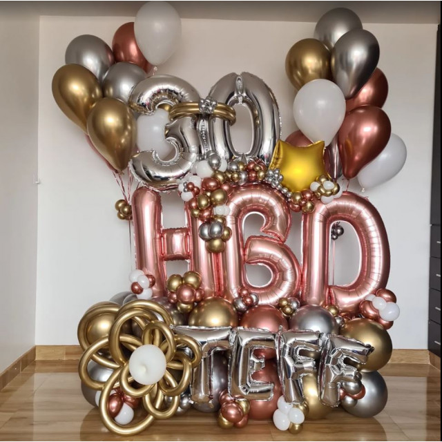 HBD Balloon Set