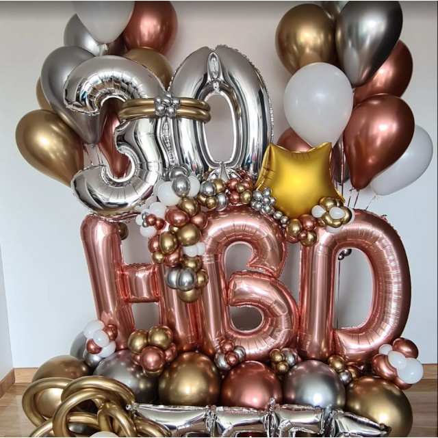 HBD Balloon Set